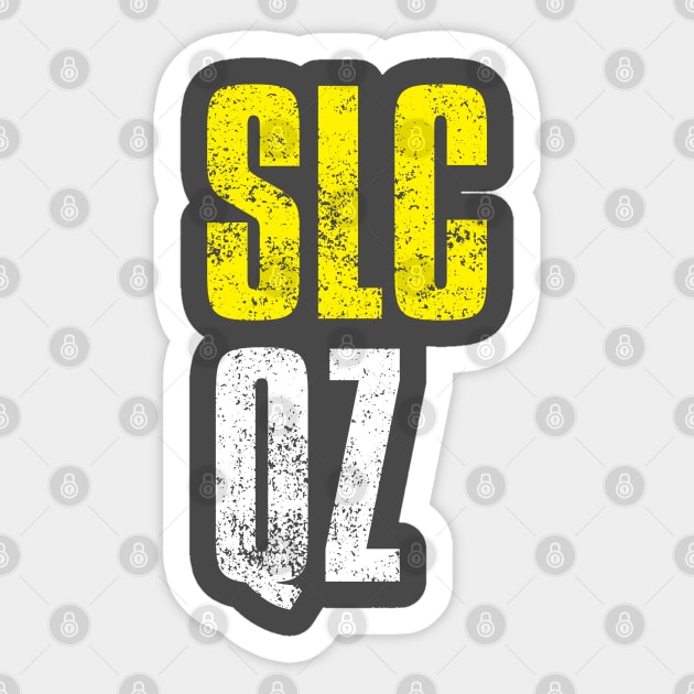 Salt Lake City Quarantine Zone Sticker by Poptastic